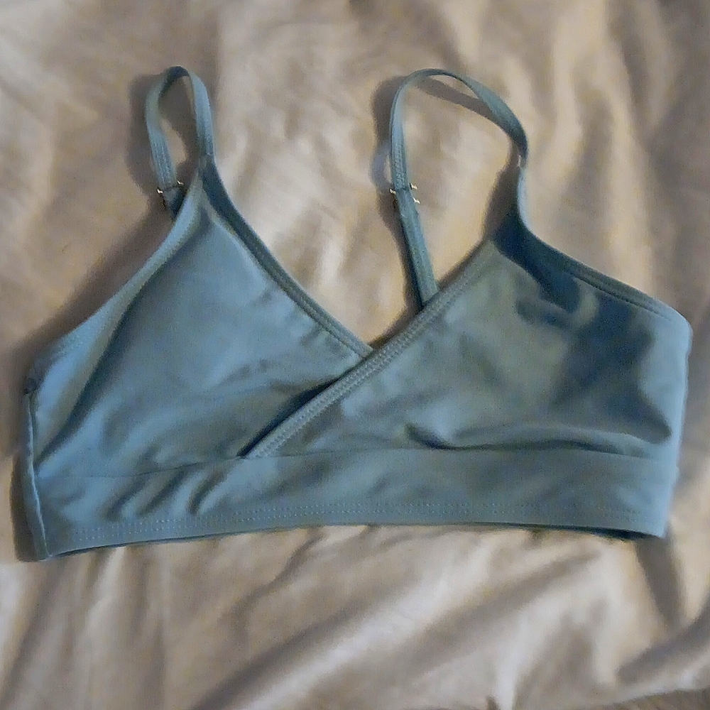 XXS Shein Pale Blue Bikini Top